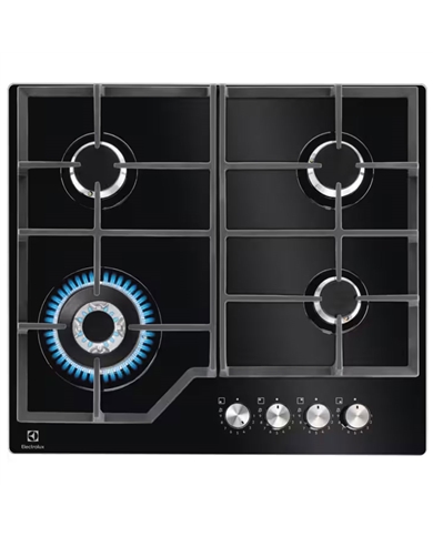 ELECTROLUX PLACA CRISTALGAS 4G 60CM - KGG64362K ELECTROLUX PLACA CRISTALGAS 4G 60CM - KGG64362K