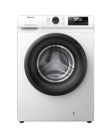 HISENSE MAQUINA ROUPA 8KG INVERTER 1400RT A - WF1Q8041BW HISENSE MAQUINA ROUPA 8KG INVERTER 1400RT A - WF1Q8041BW