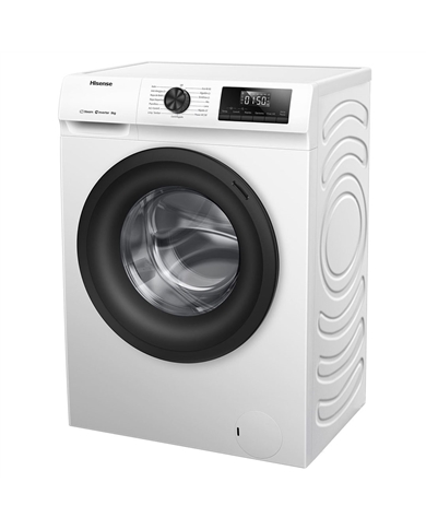 HISENSE MAQUINA ROUPA 8KG INVERTER 1400RT A #1 - WF1Q8041BW HISENSE MAQUINA ROUPA 8KG INVERTER 1400RT A #1 - WF1Q8041BW