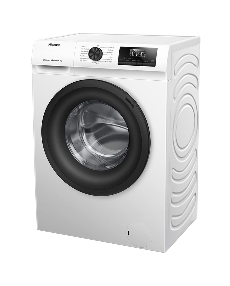 HISENSE MAQUINA ROUPA 8KG INVERTER 1400RT A #1 - WF1Q8041BW HISENSE MAQUINA ROUPA 8KG INVERTER 1400RT A #1 - WF1Q8041BW
