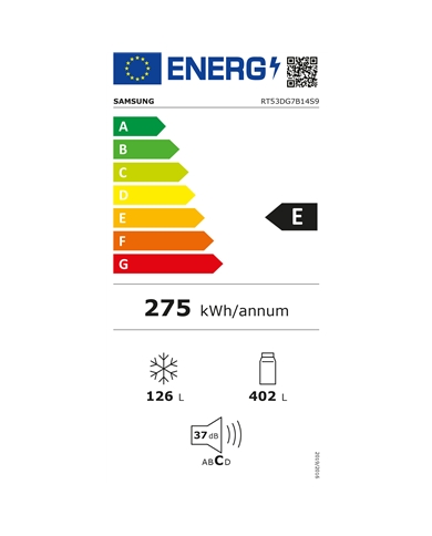 SAMSUNG FRIGORIFICO 2PT 1855X790X725MT NF DA 528LT INOX E #4 - RT53DG7B14S9EF SAMSUNG FRIGORIFICO 2PT 1855X790X725MT NF DA 528LT INOX E #4 - RT53DG7B14S9EF