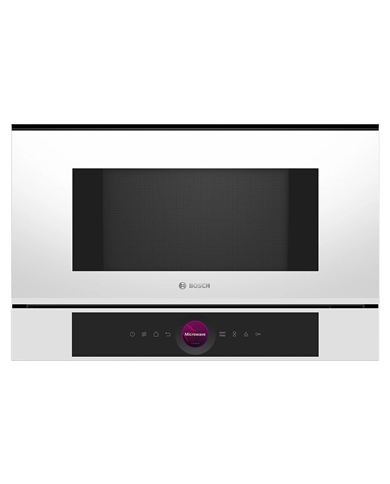 BOSCH MICROONDAS INTEG. 21LTS VIDRO BRANCO - BFL7221W1 BOSCH MICROONDAS INTEG. 21LTS VIDRO BRANCO - BFL7221W1