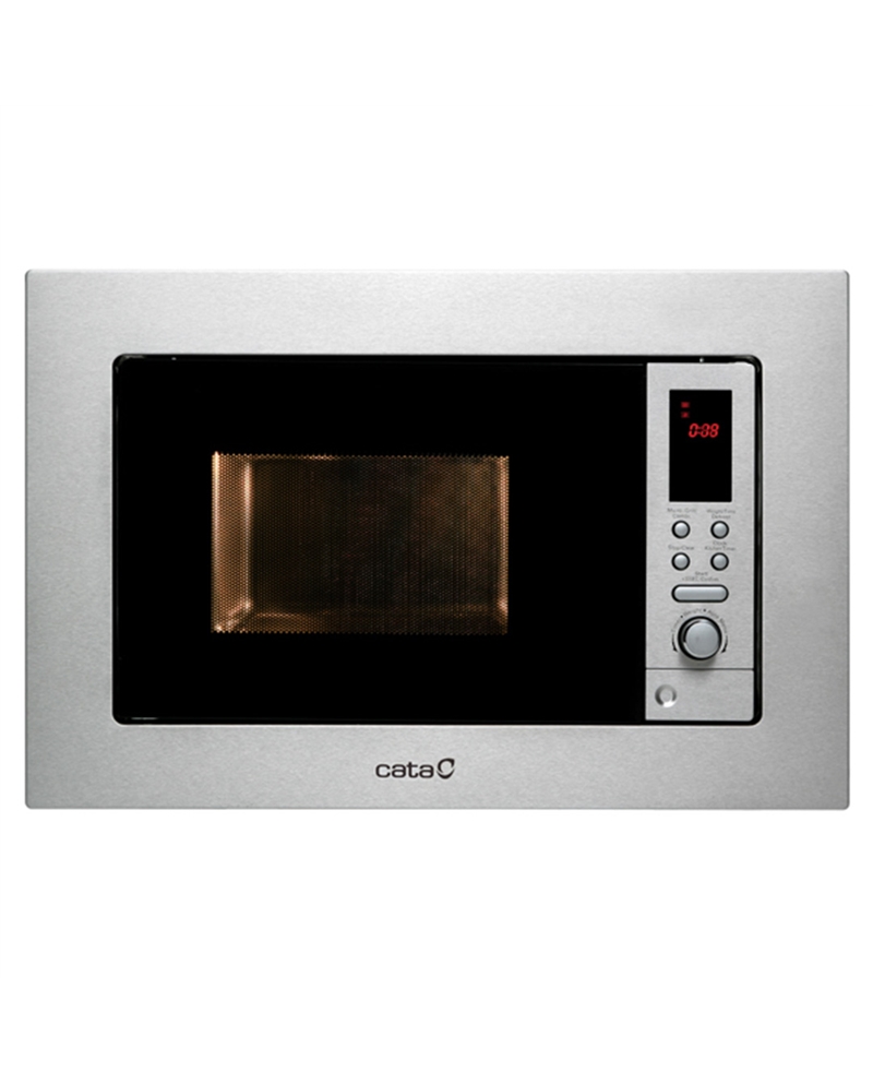 CATA MICROONDAS INTEG 20LT 800W GRILL 1250 INOX - MC20DENC CATA MICROONDAS INTEG 20LT 800W GRILL 1250 INOX - MC20DENC