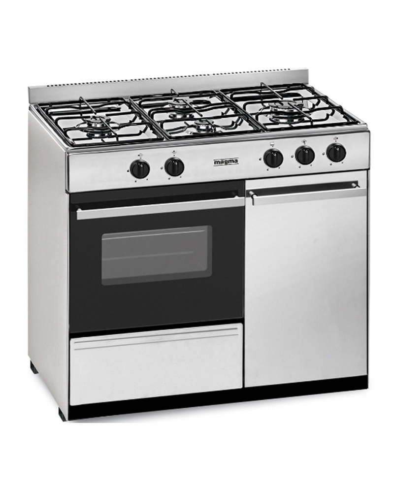 MAGMA FOGAO INOX 4G S/TAMPA C/PT BOTIJA 89x91x59CM