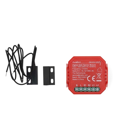NEDIS INTERRUPTOR INTELIGENTE P/ PORTA GARAGEM ZIGBEE - ZBGDN10RD NEDIS INTERRUPTOR INTELIGENTE P/ PORTA GARAGEM ZIGBEE - ZBGDN10RD
