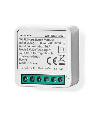 NEDIS INTERRUPTOR ALIMENTAÇAO SMARTLIFE SWITCH HIFI AND.IOS #2 - WIFIWMS10WT NEDIS INTERRUPTOR ALIMENTAÇAO SMARTLIFE SWITCH HIFI AND.IOS #2 - WIFIWMS10WT