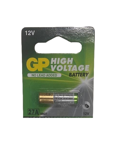 GP PILHAS HIGH VOLTAGE 12V UNIDADE - GP27A