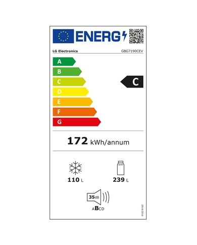 LG COMBINADO 1870X595X684MT 349LT NF BLACK STEEL C #6 - GBG5160CEV LG COMBINADO 1870X595X684MT 349LT NF BLACK STEEL C #6 - GBG5160CEV
