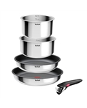 TEFAL SET 5 PEÇAS INGENIO COOK EAT 24/26+C16/18CM+PEGA - L881S504