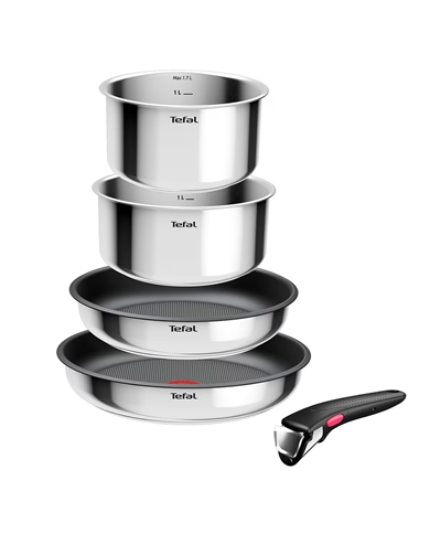TEFAL SET 5 PEÇAS INGENIO COOK EAT 24/26+C16/18CM+PEGA - L881S504 TEFAL SET 5 PEÇAS INGENIO COOK EAT 24/26+C16/18CM+PEGA - L881S504