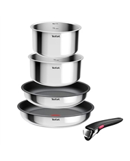 TEFAL SET 5 PEÇAS INGENIO COOK EAT 24/26+C16/18CM+PEGA - L881S504