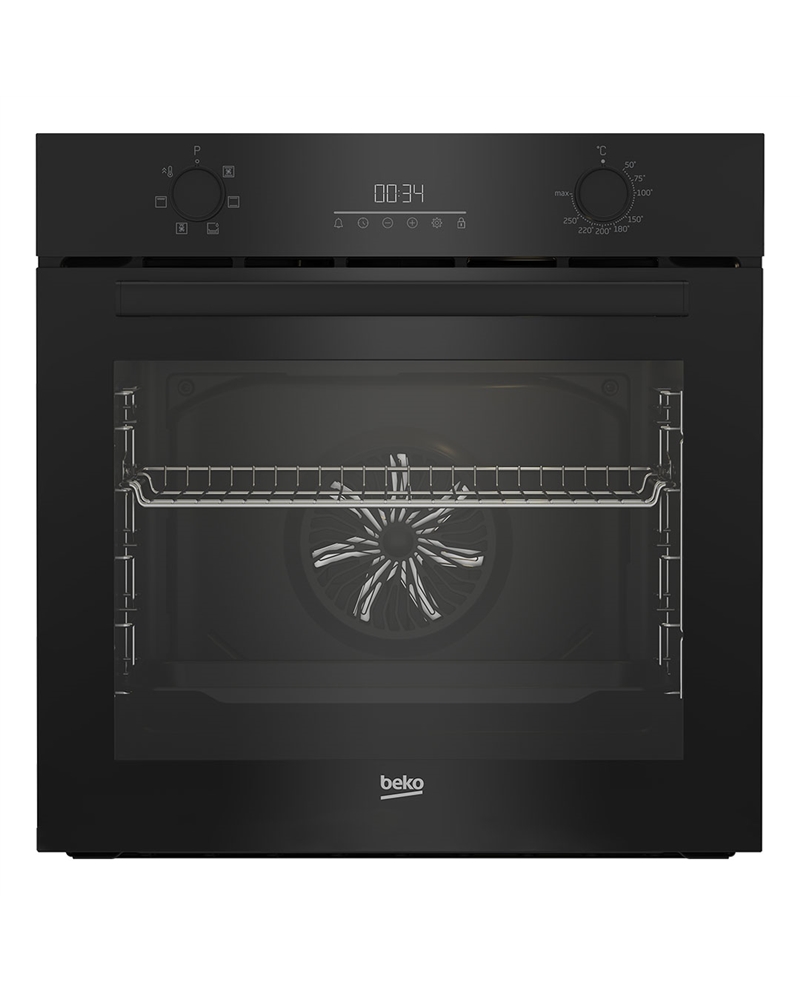 BEKO FORNO MULTIF 9PROG 72LT PIROLITICO PRETO A - BBIE17300BMP