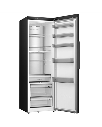 HISENSE FRIGORIFICO 1 PORTA 1856X595X600MT NF 372LT PRETO C #1 - RL3K370SAFC HISENSE FRIGORIFICO 1 PORTA 1856X595X600MT NF 372LT PRETO C #1 - RL3K370SAFC