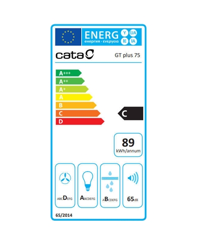 CATA EXAUSTOR 79CM 645M3/H INOX C - GTPLUS75XM CATA EXAUSTOR 79CM 645M3/H INOX C - GTPLUS75XM