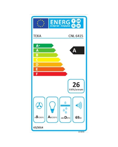 TEKA EXAUSTOR 60CM GAVETA 2VELOC+INTENS MAX 385M3/H INOX A - CNL6415IX TEKA EXAUSTOR 60CM GAVETA 2VELOC+INTENS MAX 385M3/H INOX A - CNL6415IX