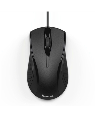 HAMA RATO MC200 C/FIO COMPACTO BLACK - 182602