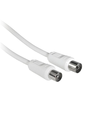 HAMA CABO ANTENA COAX M/F 75DB 10MT BRANCO - 11903 HAMA CABO ANTENA COAX M/F 75DB 10MT BRANCO - 11903