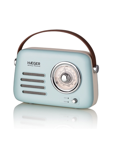 HAEGER RADIO PORTATIL VINTAGE FM 5.1 BLUETHOOTH HERITAGE - RBBLU002A HAEGER RADIO PORTATIL VINTAGE FM 5.1 BLUETHOOTH HERITAGE - RBBLU002A