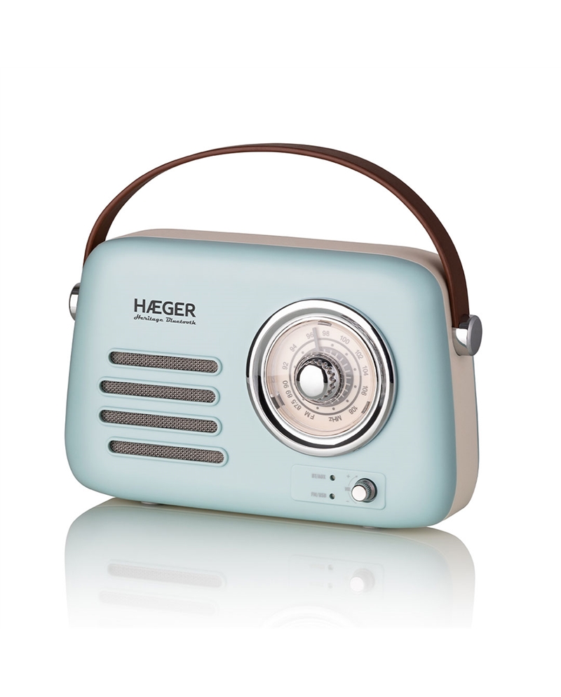 HAEGER RADIO PORTATIL VINTAGE FM 5.1 BLUETHOOTH HERITAGE - RBBLU002A HAEGER RADIO PORTATIL VINTAGE FM 5.1 BLUETHOOTH HERITAGE - RBBLU002A