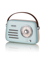 HAEGER RADIO PORTATIL VINTAGE FM 5.1 BLUETHOOTH HERITAGE - RBBLU002A HAEGER RADIO PORTATIL VINTAGE FM 5.1 BLUETHOOTH HERITAGE - RBBLU002A