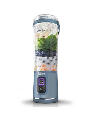 NINJA LIQUIDIFICADORA 530ML PORTATIL RECARREGAVEL AZUL #3 - BC151EUNV