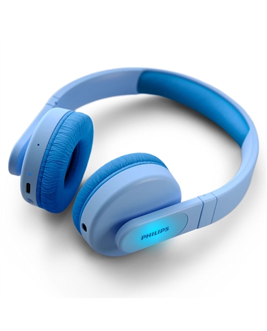 PHILIPS AUSCULTADORES S/FIO ON EAR P/CRIANÇAS C/LUZ #2 - TAK4206BL PHILIPS AUSCULTADORES S/FIO ON EAR P/CRIANÇAS C/LUZ #2 - TAK4206BL