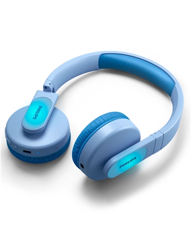 PHILIPS AUSCULTADORES S/FIO ON EAR P/CRIANÇAS C/LUZ #4 - TAK4206BL PHILIPS AUSCULTADORES S/FIO ON EAR P/CRIANÇAS C/LUZ #4 - TAK4206BL