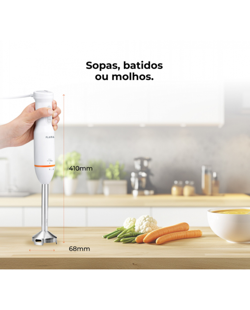 FLAMA VARINHA 850W PE METALICO C/ ACESSORIOS