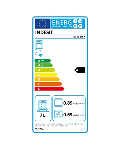 INDESIT FORNO MULTIF. HIDROLITICO 71LT INOX A+ #2 - IO258HX INDESIT FORNO MULTIF. HIDROLITICO 71LT INOX A+ #2 - IO258HX