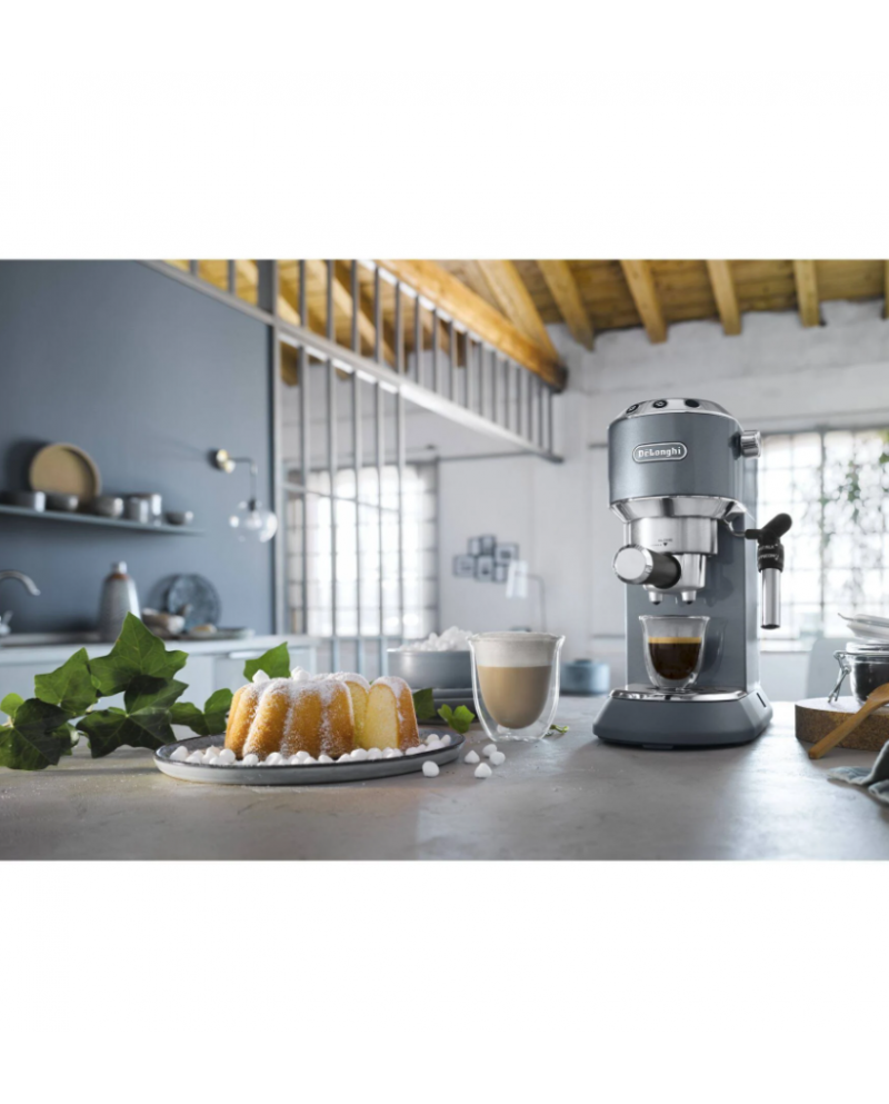 DELONGHI MAQUINA CAFE EXPRESSO 15BAR AÇO INOX DEDICA METALLI