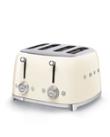 SMEG TORRADEIRA 2000W SERIE ANNI 50 QUATRO TOSTAS CREME - TSF03CREU