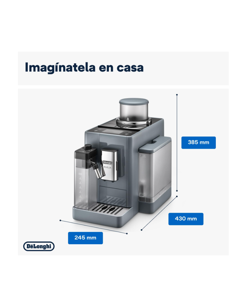 DELONGHI MAQUINA CAFE AUTOMATICA RIVELIA CINZA DELONGHI MAQUINA CAFE AUTOMATICA RIVELIA CINZA