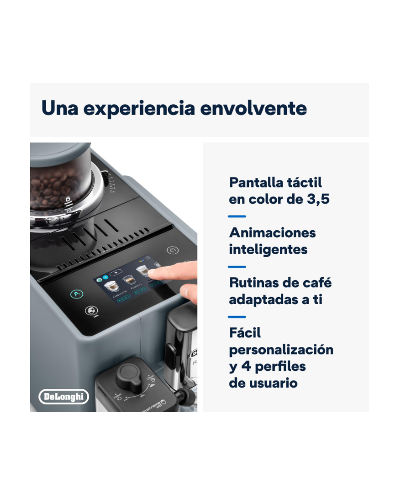 DELONGHI MAQUINA CAFE AUTOMATICA RIVELIA CINZA DELONGHI MAQUINA CAFE AUTOMATICA RIVELIA CINZA