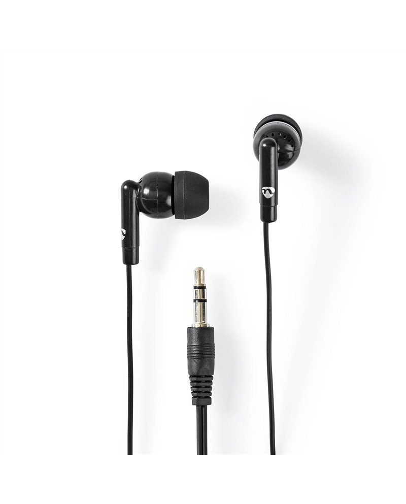 NEDIS AURICULARES 3.5MM PRETOS - HPWD1000BK