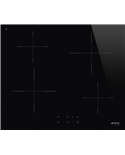 SMEG PLACA INDUÇAO RETA PRETO 60CM 4 ZONAS - SI2641D