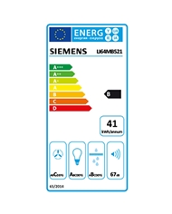 SIEMENS EXAUSTOR 60CM 389m3/h IQ100 PRATEADO B - LI64MB521