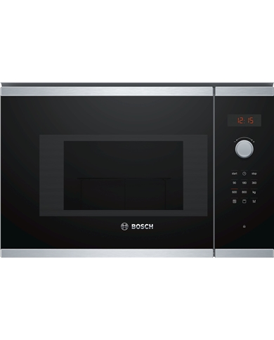 BOSCH MICROONDAS INTEG 20LTS INOX VIDRO PRETO - BEL523MS0 BOSCH MICROONDAS INTEG 20LTS INOX VIDRO PRETO - BEL523MS0