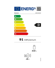 SIEMENS FRIGORIFICO INTEG 1PT 310LT 1772X558X548MT D - KI81RADD0