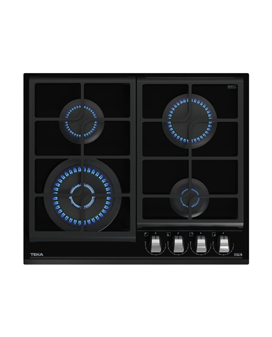 TEKA PLACA CRISTALGAS 60CMS 4G BUT C/ INJ.P/ GAS NAT - GZC64320XBABK TEKA PLACA CRISTALGAS 60CMS 4G BUT C/ INJ.P/ GAS NAT - GZC64320XBABK