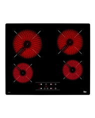 TEKA PLACA 60CMS VITRO 4ZONAS COMANDOS FRONTAIS - TB6415