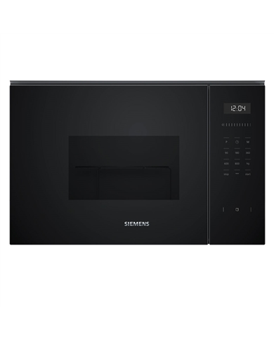 SIEMENS MICROONDAS INTEG 20LT VIDRO PRETO - BE525LMB1 SIEMENS MICROONDAS INTEG 20LT VIDRO PRETO - BE525LMB1