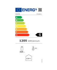 TELEFAC VITRINE REFRIG 308LT 1,972X0,6X0,58MT G #1 - TF438RVD