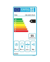 TEKA EXAUSTOR 60CM 5VELOC+INTENS MAX 730M3/H INOX A - CNL6815PLUSSINOX