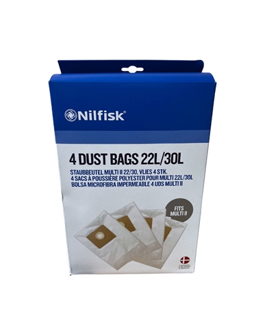 NILFISK SACOS ASPIRADOR P/ II22L/30L - 107417195