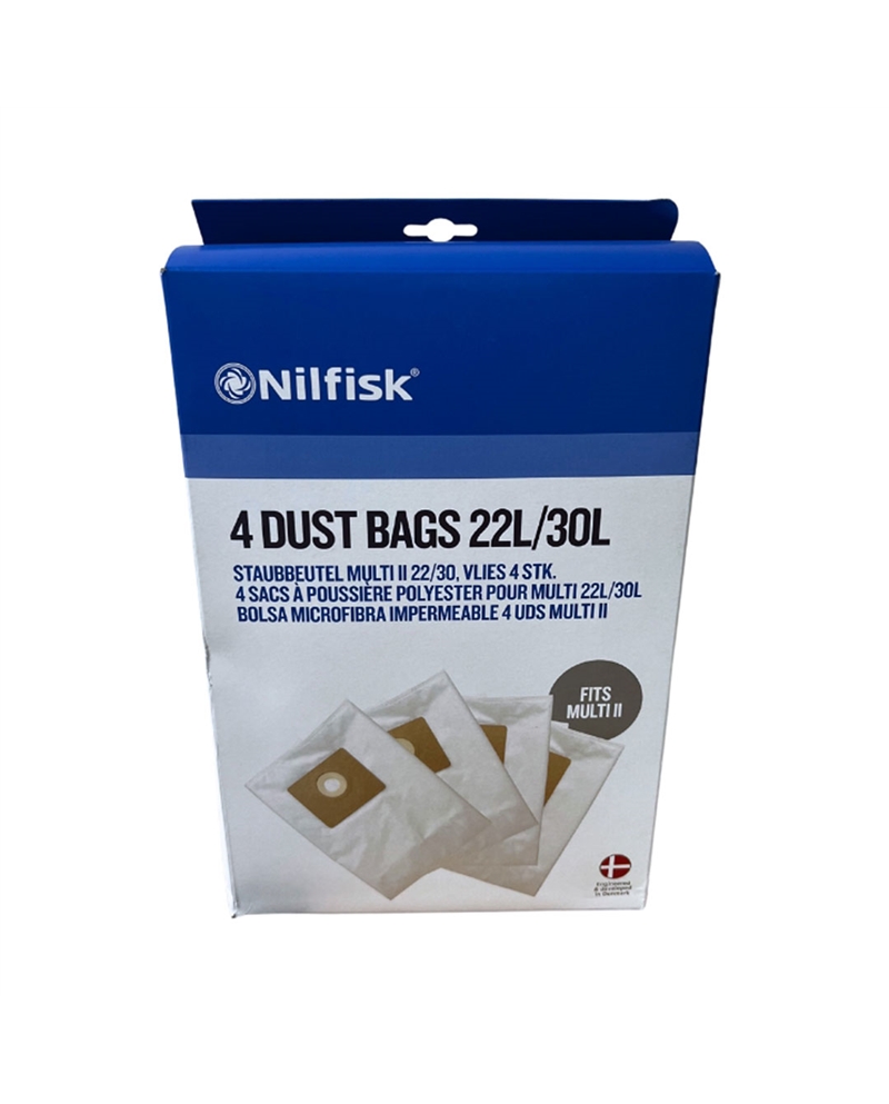 NILFISK SACOS ASPIRADOR P/ II22L/30L - 107417195