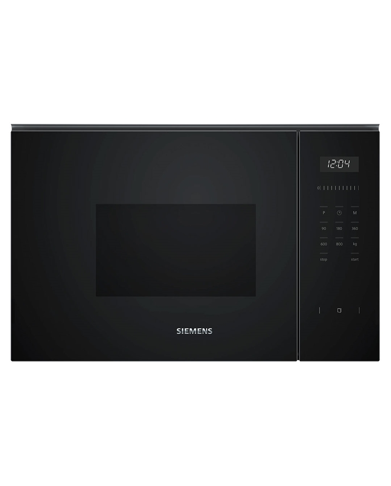 SIEMENS MICROONDAS INTEG 20LT VIDRO PRETO - BF525LMB1