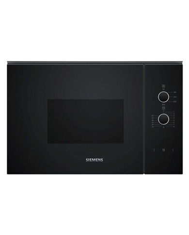 SIEMENS MICROONDAS INTEG 20LT VIDRO PRETO - BF520LMA1 SIEMENS MICROONDAS INTEG 20LT VIDRO PRETO - BF520LMA1