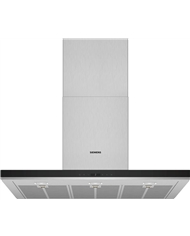 SIEMENS CHAMINE 90CM 430/843M3/H INOX E PRETO A+ - LC98BIP50