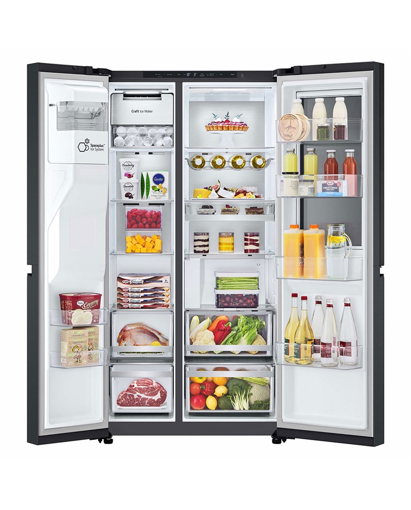 LG SIDE BY SIDE 1790X913X735MT NF 628LT BLACK D #3 - GSXE90EVDD