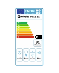 MEIRELES EXAUSTOR 52CM MAX 455M3/H INOX D - MEE52X